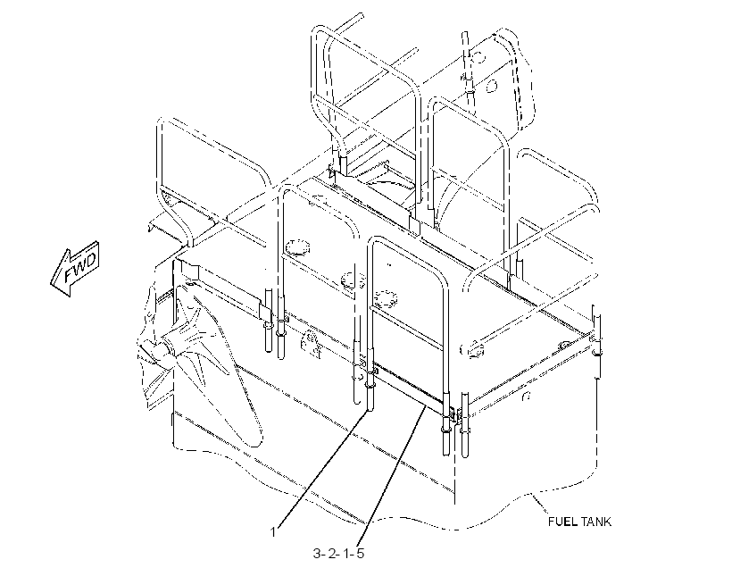 GUARDRAIL GP 3910630 CAT