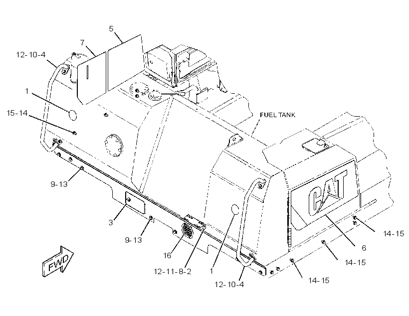 COVER GP-FENDER 3770137 CAT