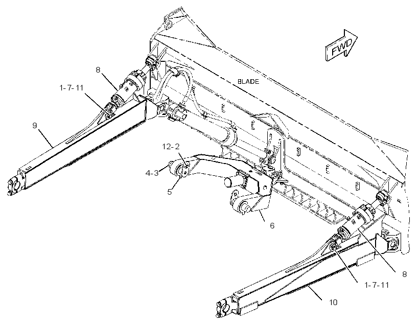 ARM GP-BULLDOZER 3755098 CAT