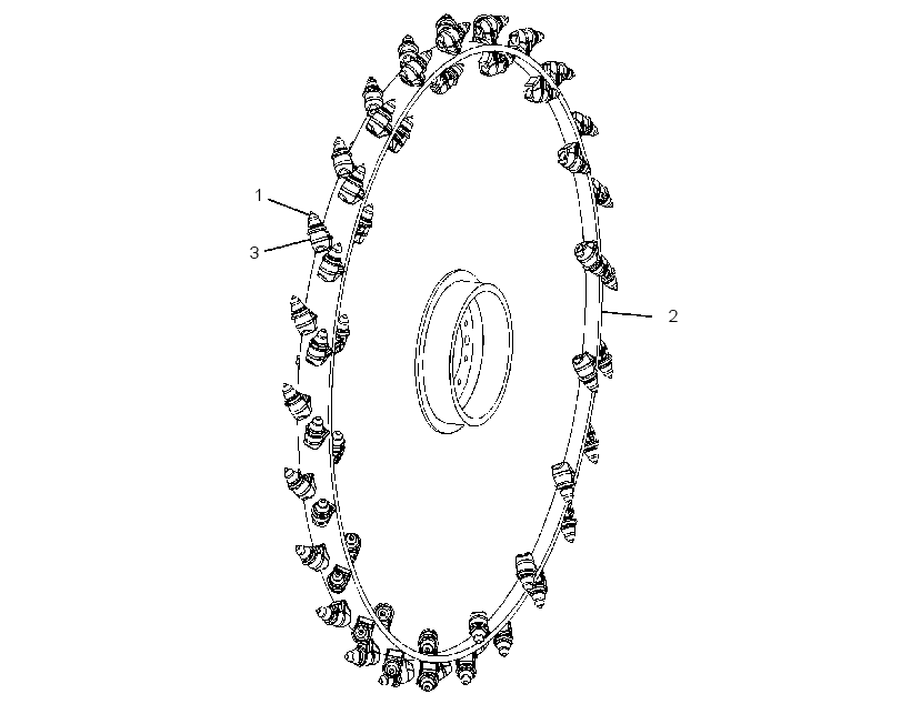 DRUM GP-WHEEL SAW 4349145 CAT