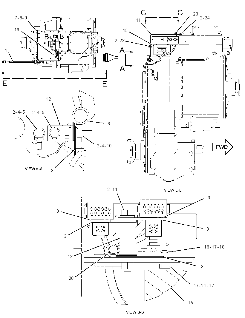 WIRING GP-REMOTE CONTROL 4341044 CAT