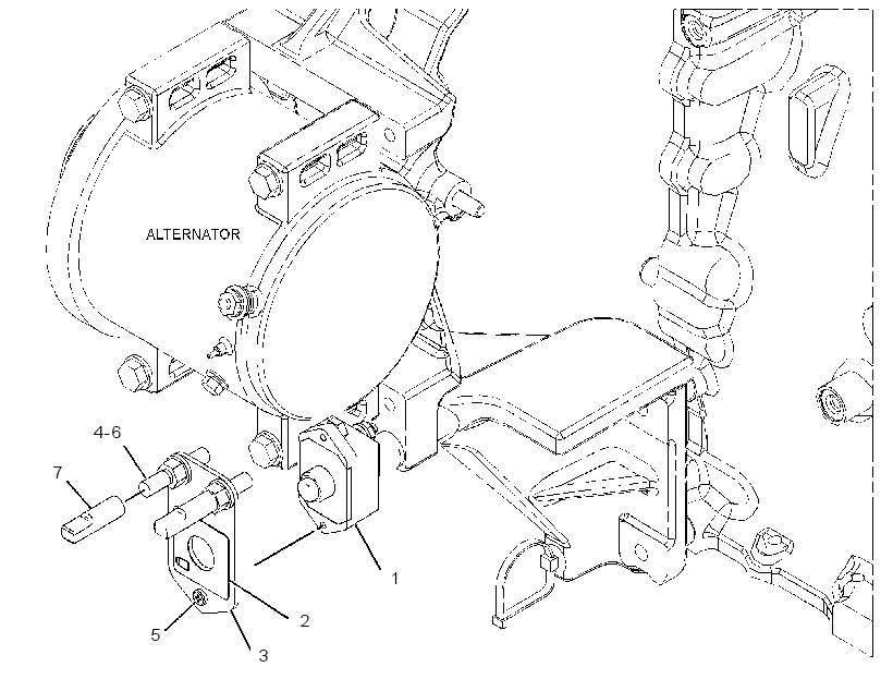 Крепление автоматического выключателя 3528442 CAT