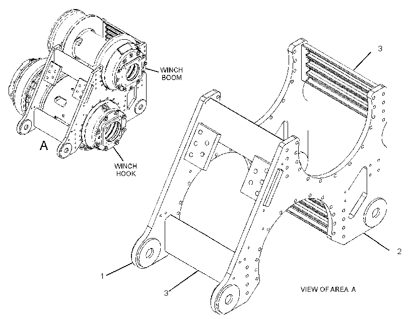BASE GP-WINCH 3592059 CAT