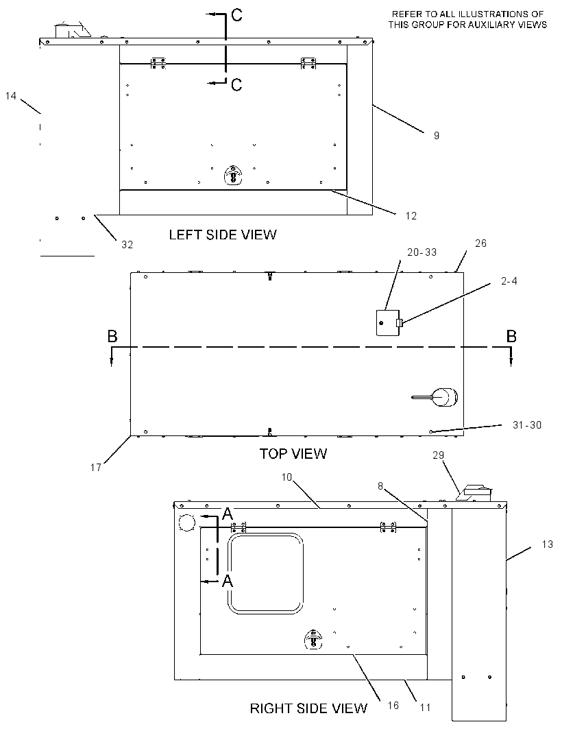 ENCLOSURE AS-GENERATOR 3231954 CAT