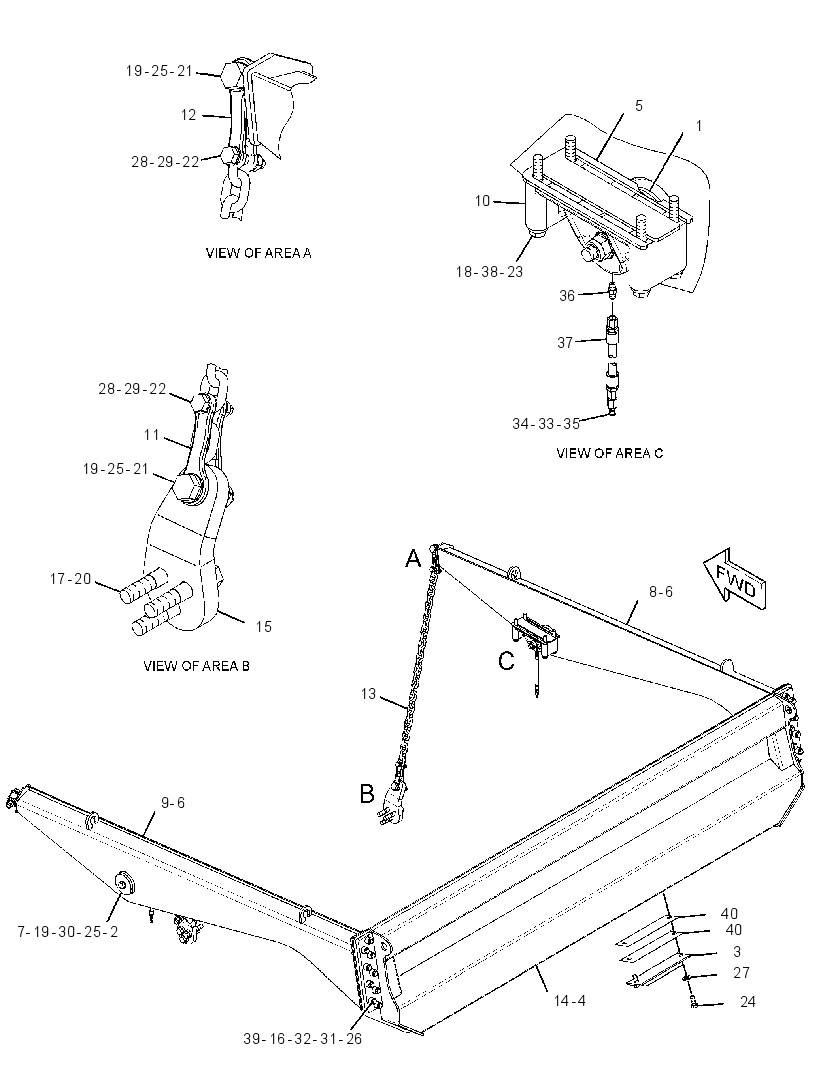 TAILGATE AR 3008486 CAT