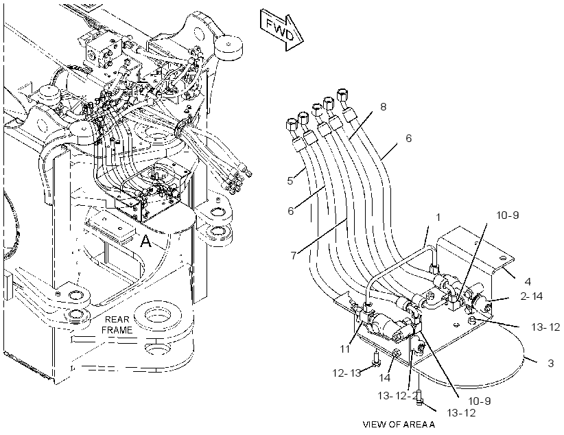 VALVE & LINES GP-STEERING NEUT 3766928 CAT