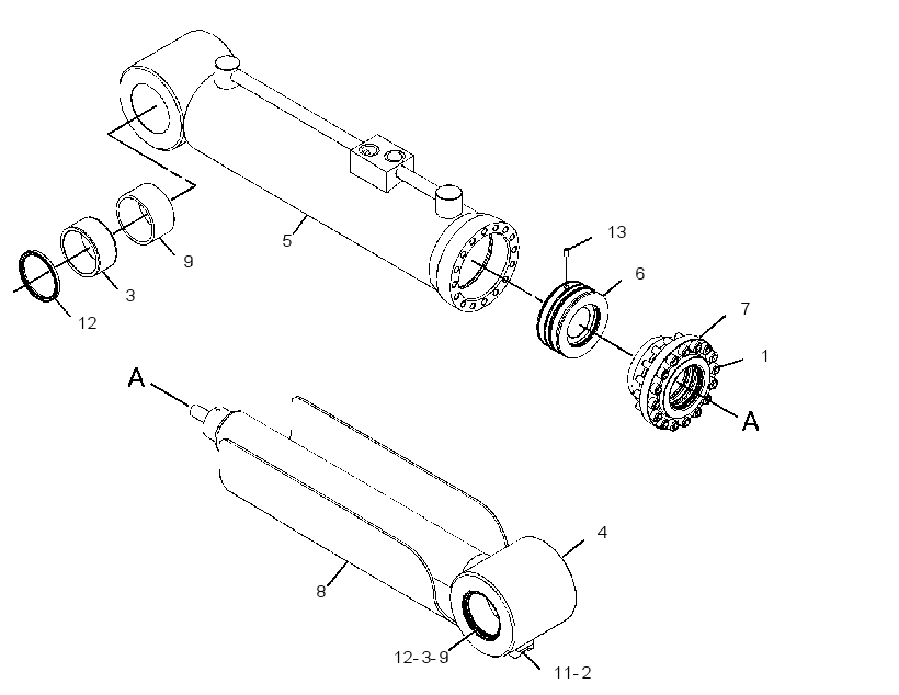 CYLINDER GP-GRAPPLE 3651222 CAT