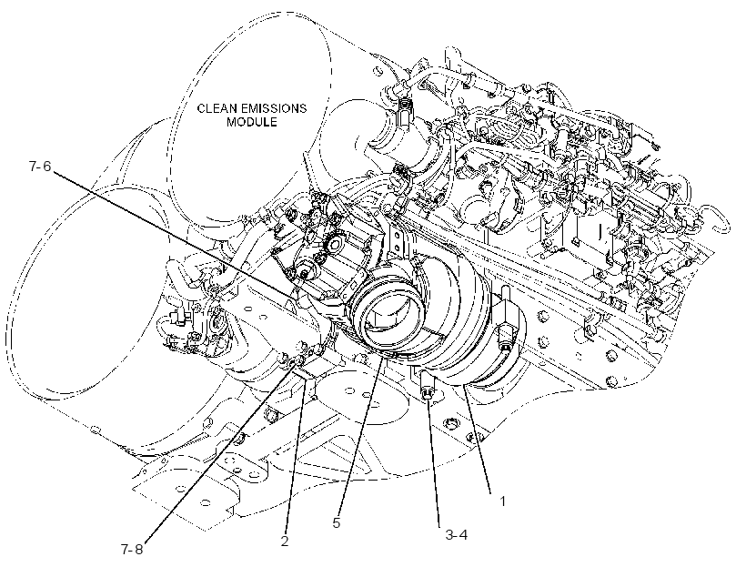 COMBUSTION & MTG GP-EXHAUST 4184590 CAT