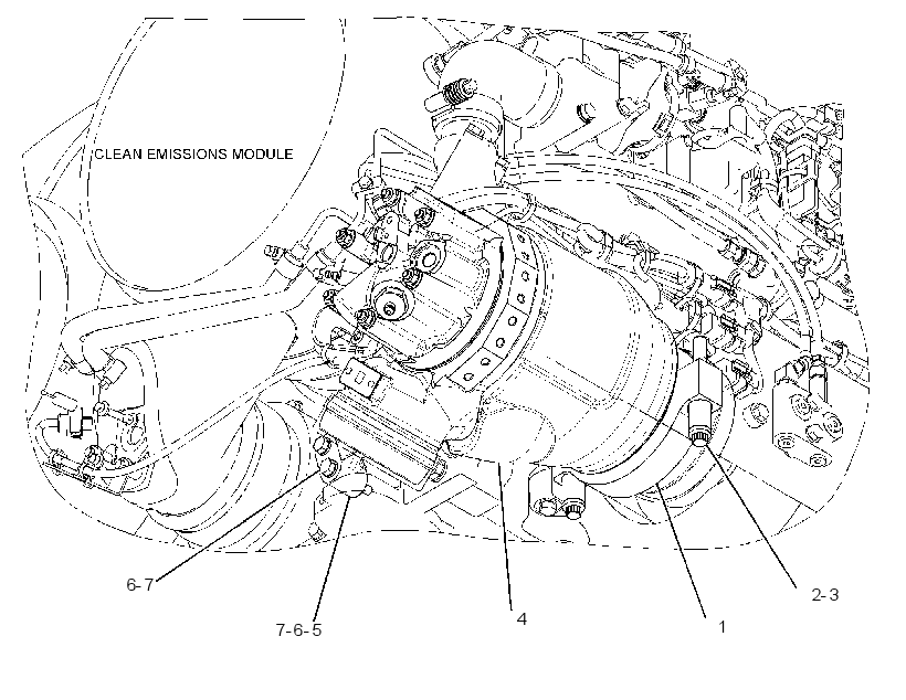 COMBUSTION & MTG GP-EXHAUST 4184589 CAT