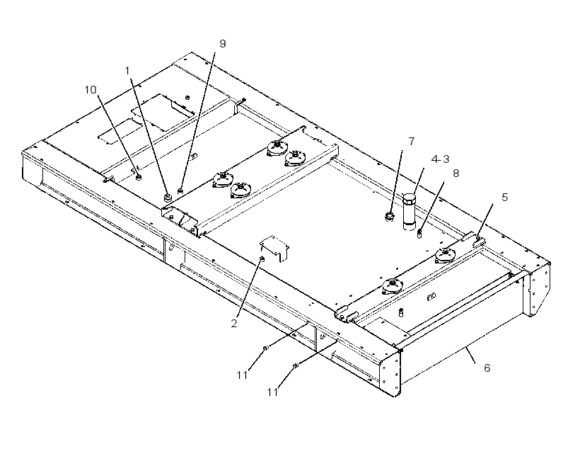 BASE GP-GENERATOR 3867041 CAT
