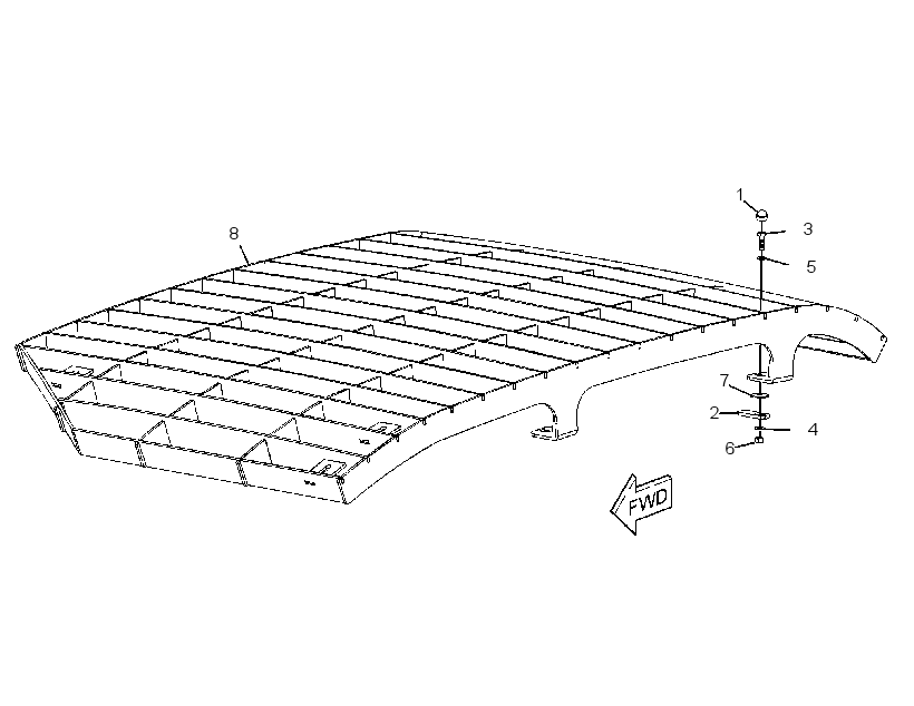 KIT-OVERHEAD GUARD 4171229 CAT