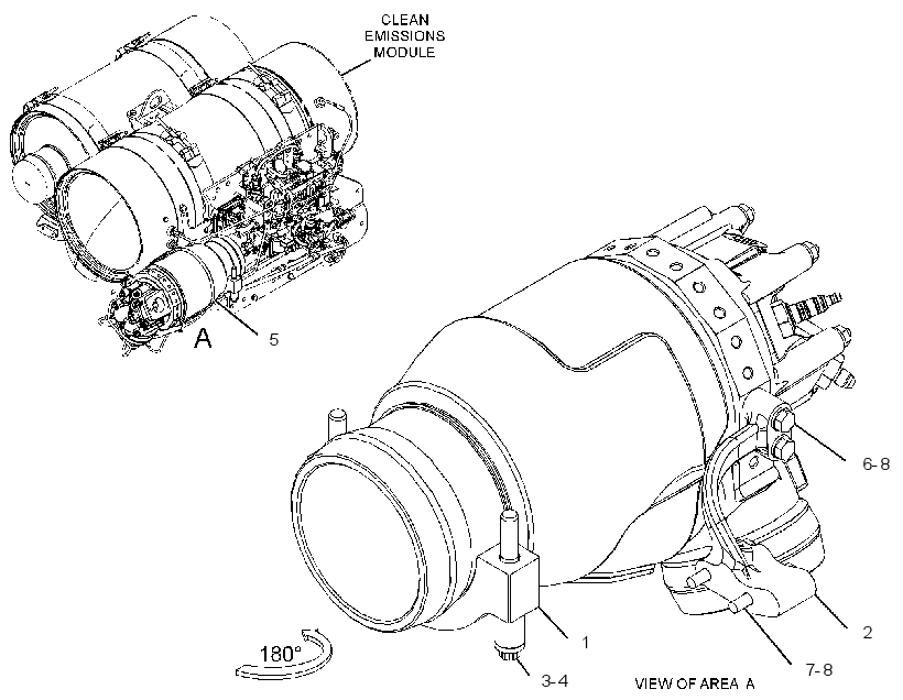 COMBUSTION & MTG GP-EXHAUST 3649024 CAT