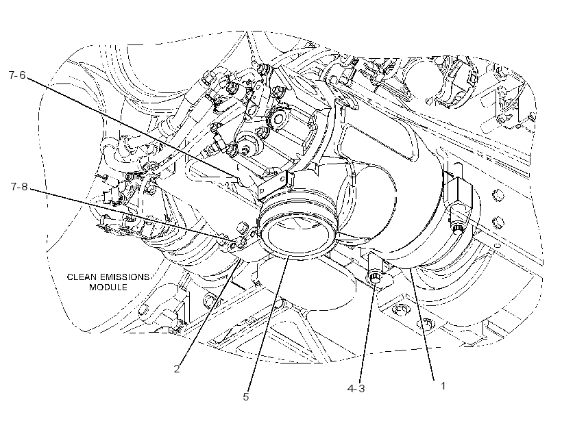 COMBUSTION & MTG GP-EXHAUST 3844297 CAT