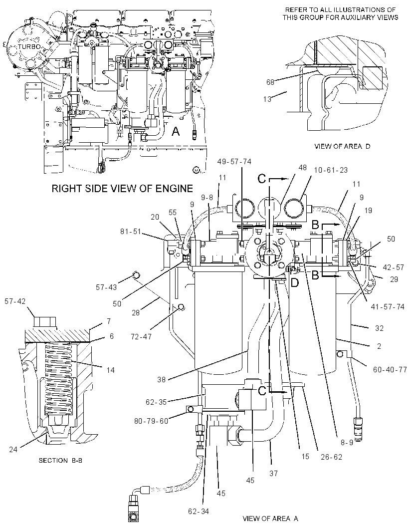 FILTER & LINES GP-ENGINE OIL 3253357 CAT