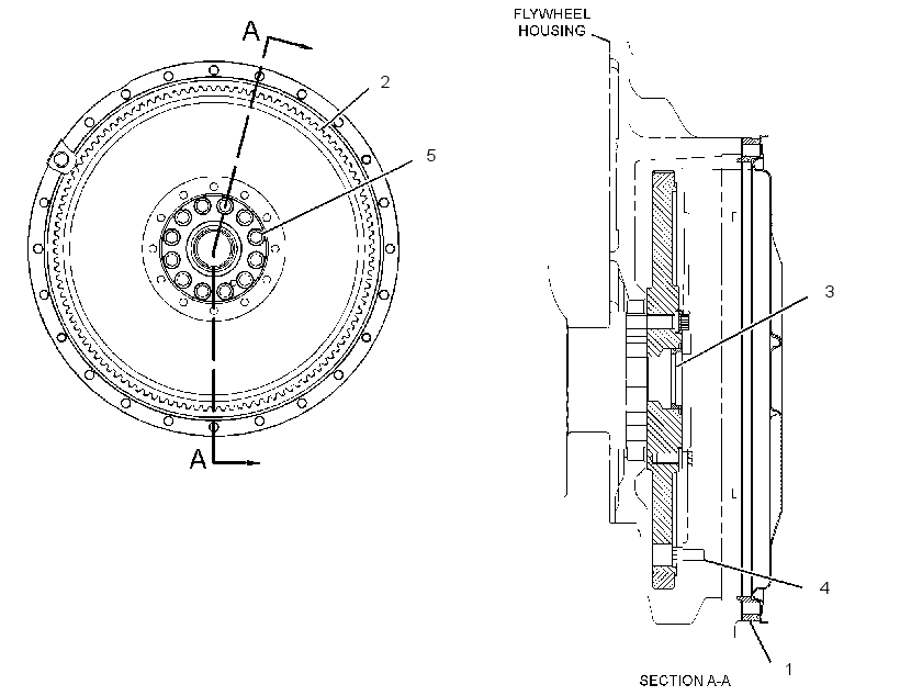 ADAPTER GP-FLYWHEEL HOUSING 3862957 CAT