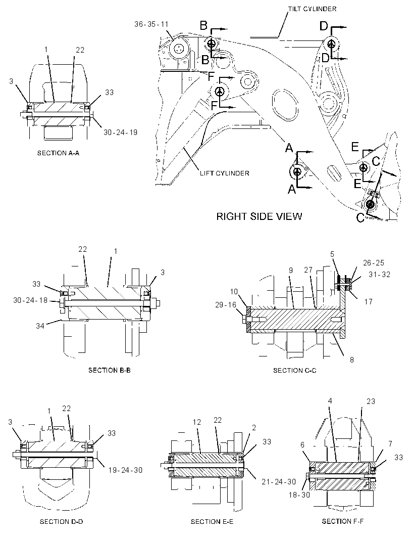 PIN & SEAL GP-LINKAGE 2451565 CAT