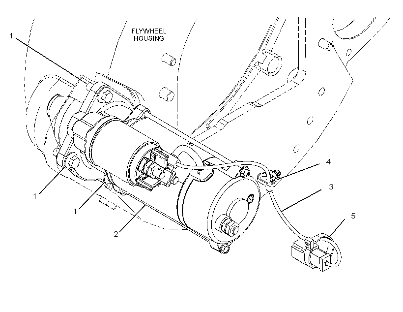 Стартер электрический 4181141 CAT