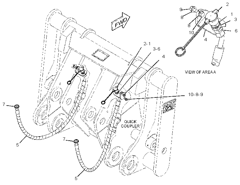 LINES GP-IMPLEMENT 4342610 CAT