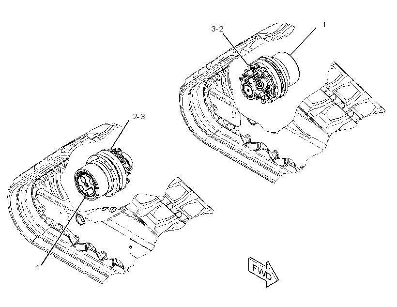 MOTOR & MOUNTING GP 3725828 CAT