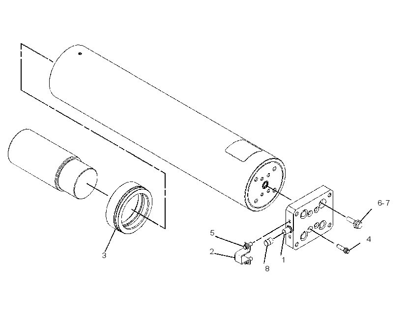 CYLINDER AS 3660376 CAT