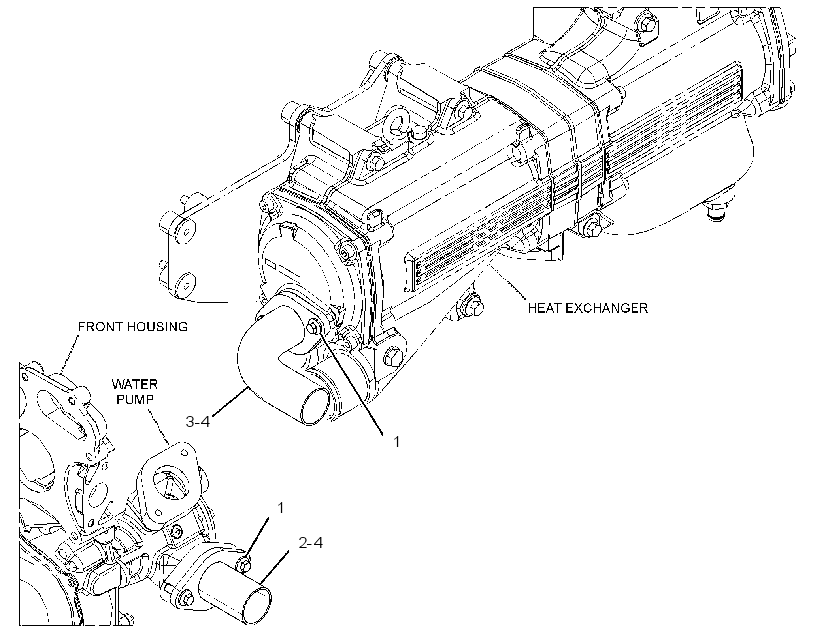 LINES GP-AUXILIARY SEA WATER 4372618 CAT
