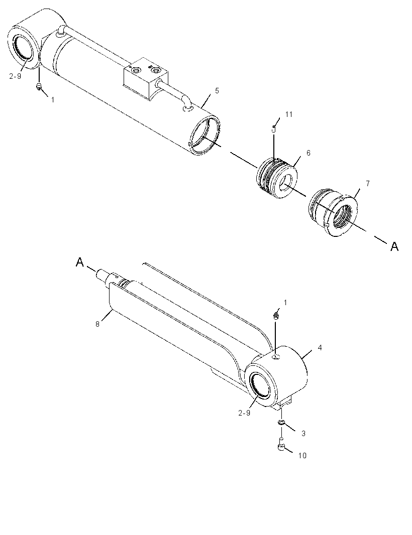 CYLINDER GP-GRAPPLE 3435998 CAT