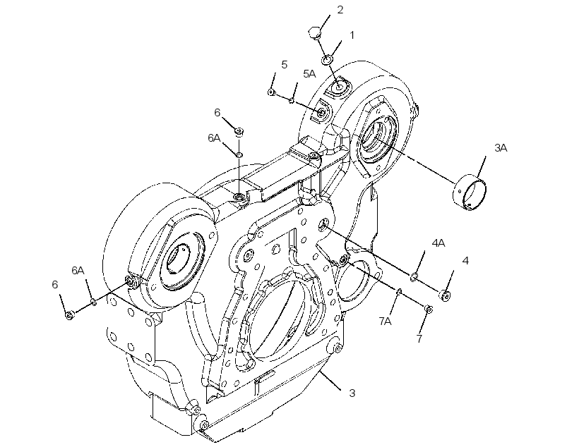 HOUSING AS-FLYWHEEL 2215461 CAT