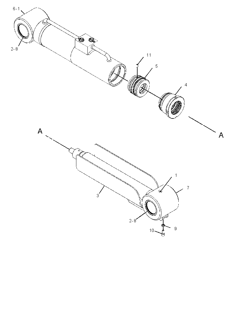 CYLINDER GP-GRAPPLE 3464054 CAT