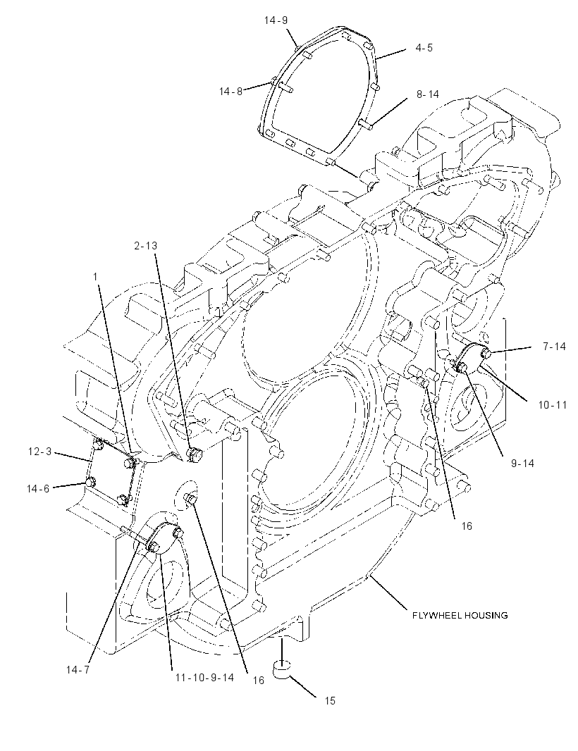 COVER GP-REAR HOUSING 3827861 CAT