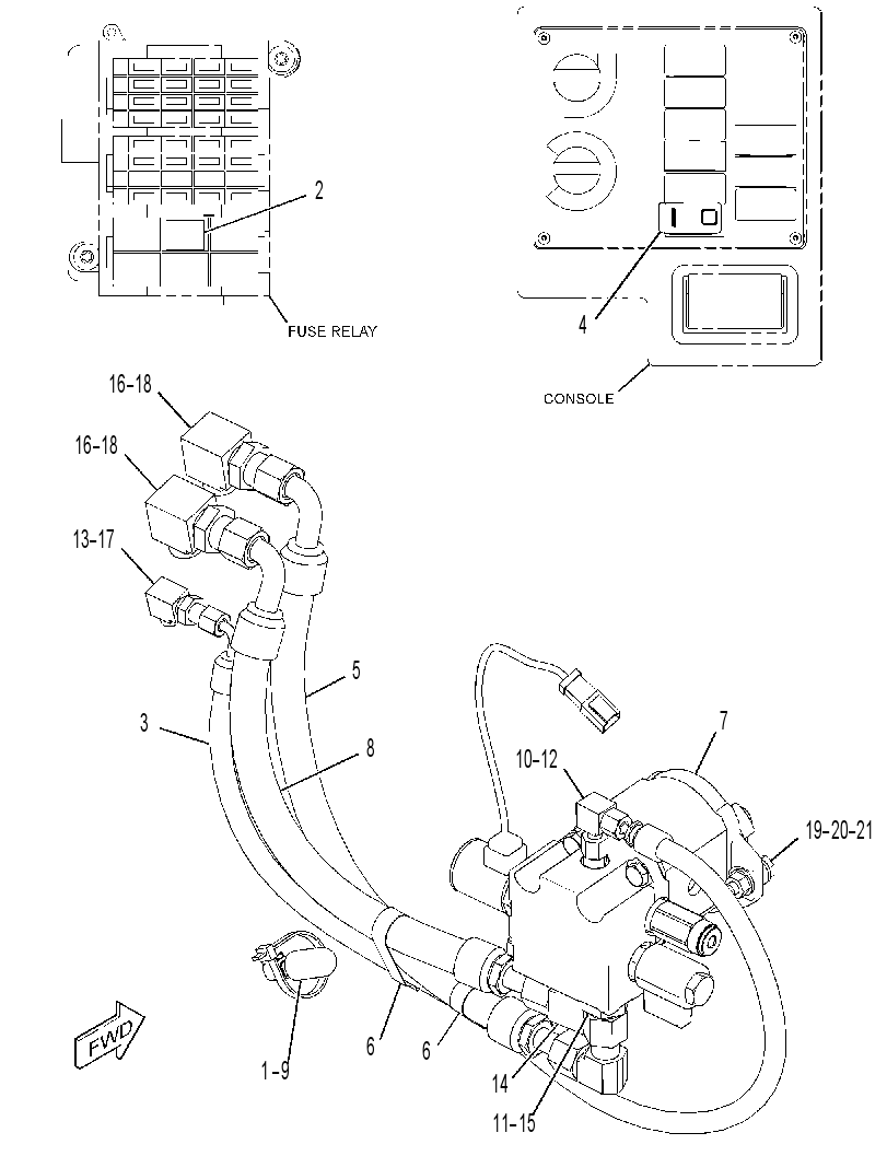 MOTOR AR-HYDRAULIC FAN 2898953 CAT
