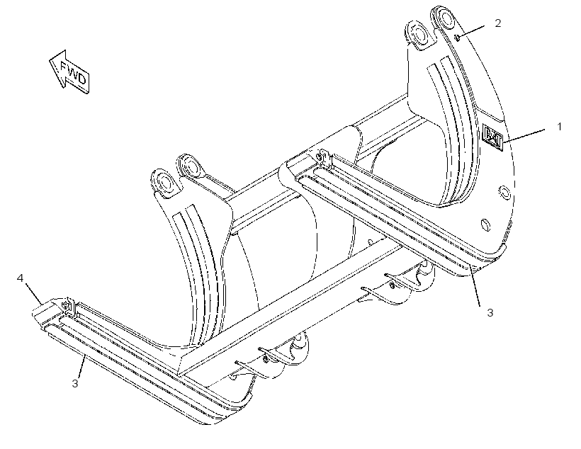 FRAME GP-FORK 3984961 CAT