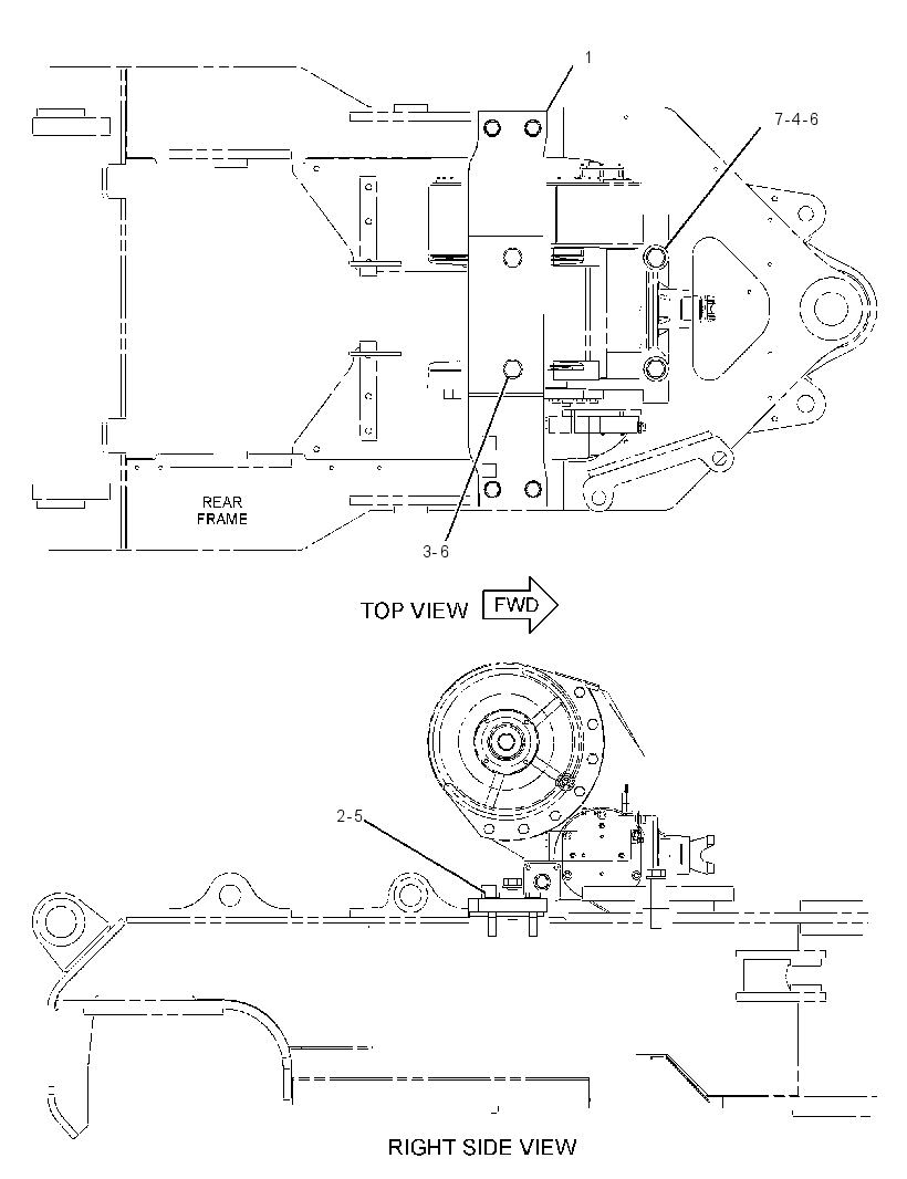 MOUNTING GP-WINCH 1432074 CAT