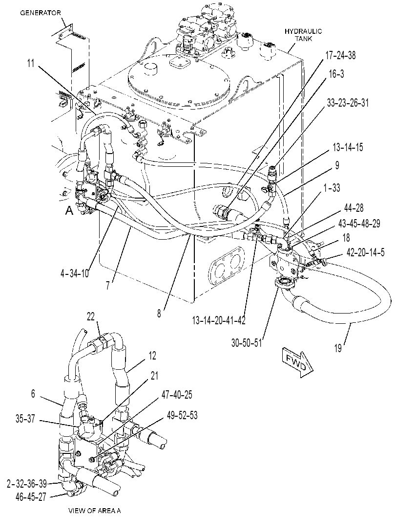 LINES GP-HYDRAULIC GENERATOR 3958271 CAT