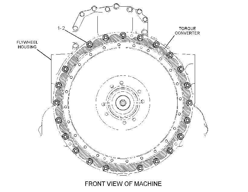 MOUNTING GP-TORQUE CONVERTER 3800027 CAT