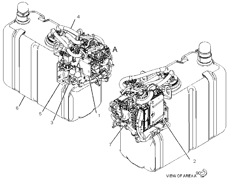 Модуль AdBlue (компоновка) 3996094 CAT