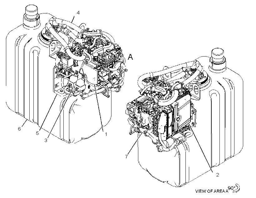 Модуль AdBlue (компоновка) 3996095 CAT