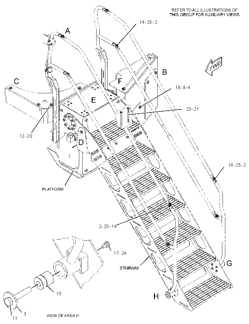 FASTENER GP-PLATFORM 3672664 CAT