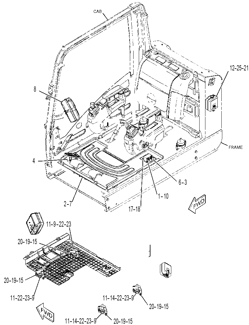 INSTALLATION AR-CAB 3959545 CAT