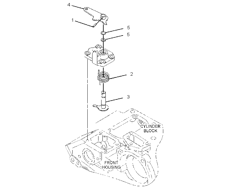LEVER GP-GOVERNOR CONTROL 3830583 CAT