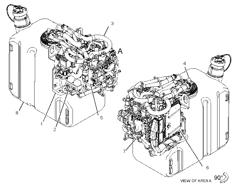 Модуль AdBlue (компоновка) 3866552 CAT