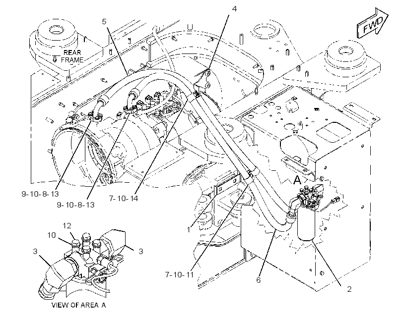 FILTER & LINES GP-TRANSMISSION 3738266 CAT