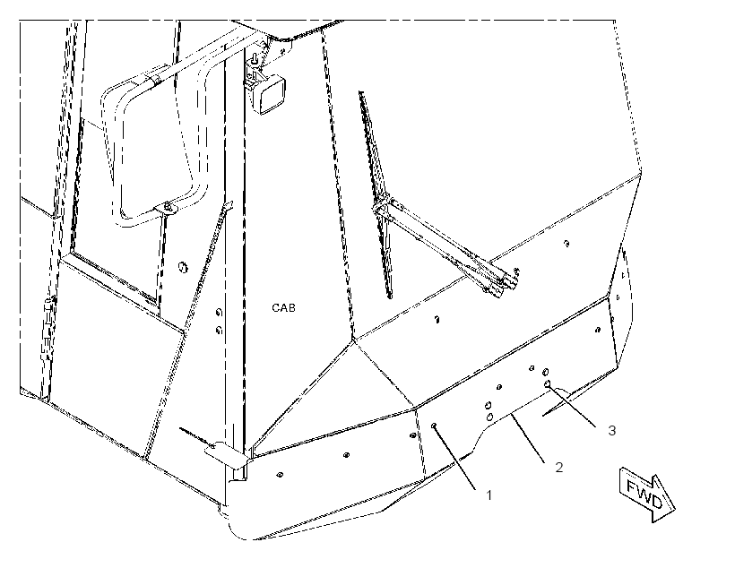 SHROUD GP-CAB 3708335 CAT