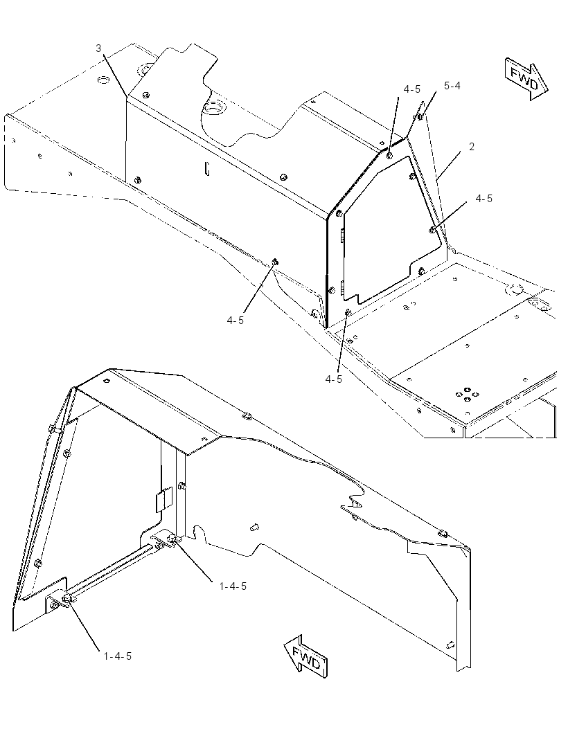 ENCLOSURE GP-HYDRAULIC TANK 3838274 CAT