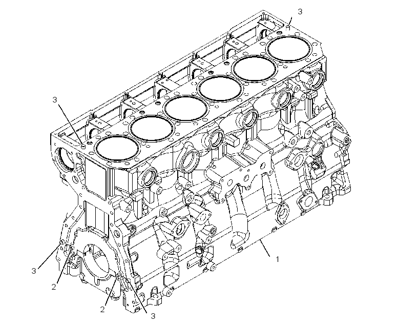 Блок цилиндров 3851901 CAT