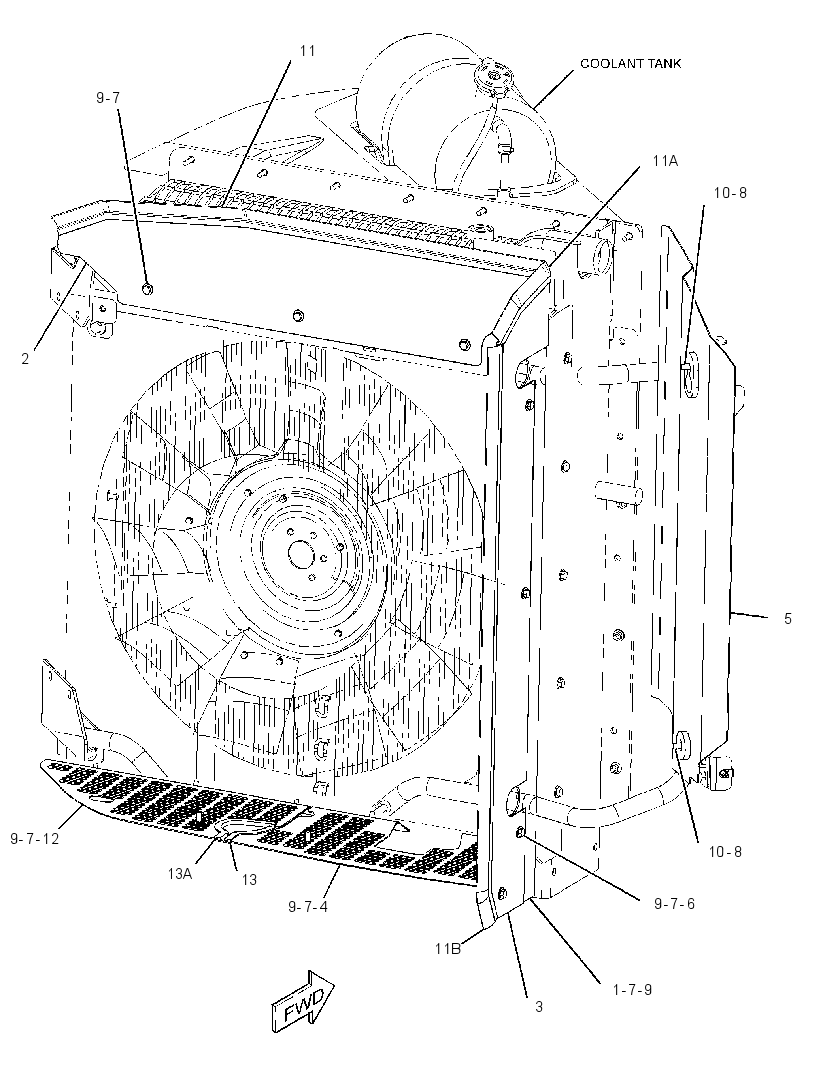 BAFFLE GP-RADIATOR 2919037 CAT