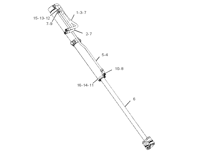 CYLINDER & LINES GP-LIFT 3847258 CAT