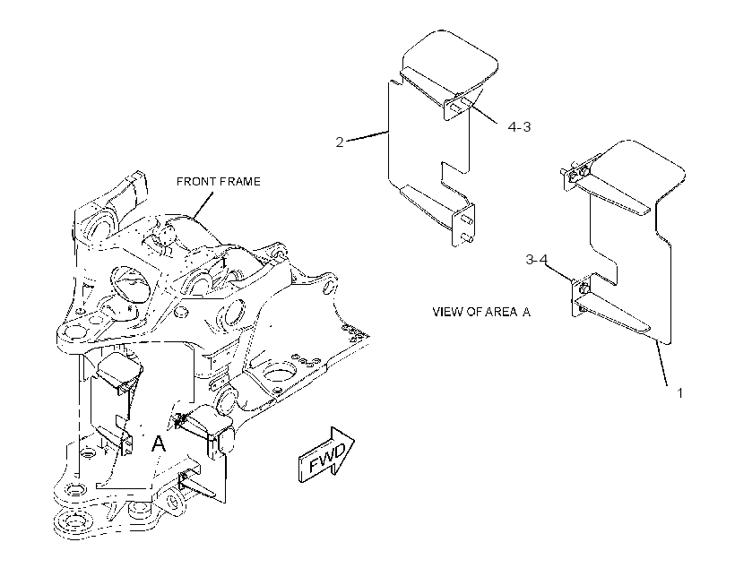 GUARD GP-HITCH & STEERING 3799967 CAT