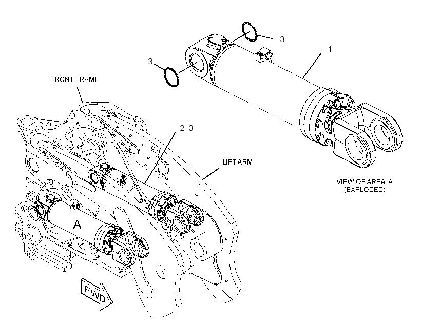 CYLINDER & SEAL GP-LIFT 3799801 CAT