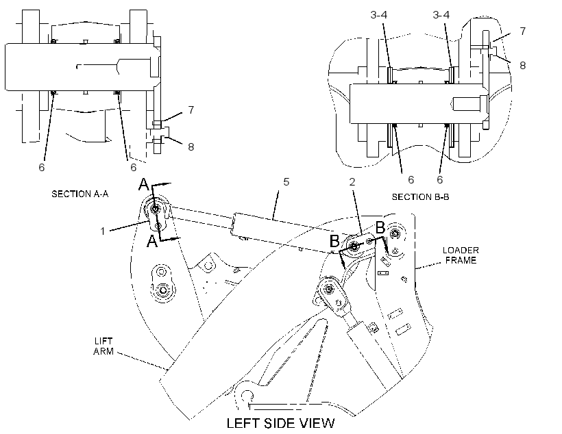 CYLINDER & MTG GP-TILT 3814376 CAT
