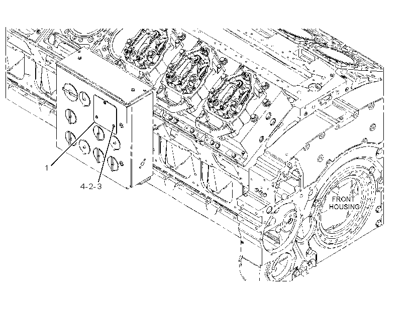 Крышка смотровая 4202416 CAT
